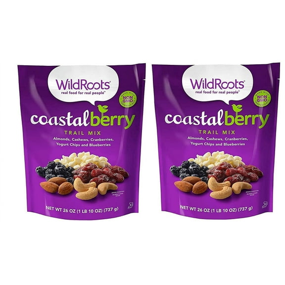 Wild Roots 100% Trail Mix Coastal Berry Blend (2 Pack - 26 Oz Ea) (NEW)