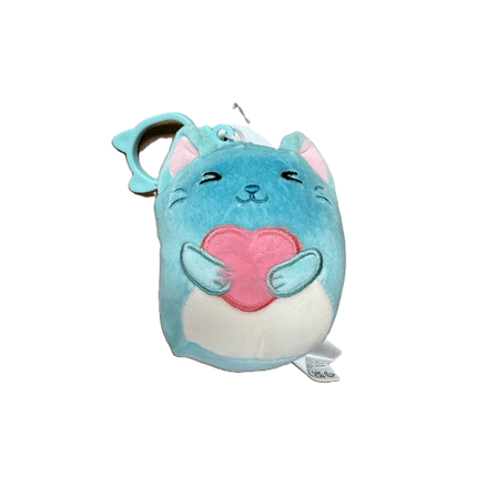 Squishmallows Original 3.5 Inch Sigrid the Siamese Cat Clip With Heart Valentine 2026