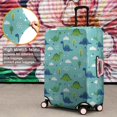 thumbnail image 4 of Light Blue Dinosaurs Clouds Trees Pattern Luggage Cover Fashion Suitcase Cover Baggage Covers Fit 25-28 Inch Luggage (Go Travel), 4 of 5