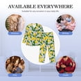 thumbnail image 7 of Bingfone Men's Pajama Set 2 Piece Loungewear PJs, Long Sleeve with Pajama Pants-Lemon Seamless Pattern Oil Painting Effect, 7 of 7