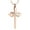 Rose Gold, variant on Infinity Love Cross Cremation Jewelry Ashes Religious Cross Urn Pendant Necklace for Women Men Pet Ashes Memorial Keepsake Jewelry