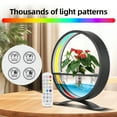 thumbnail image 4 of Graflsoa RGB LED Indoor Water Feature with Plant Growth Light, USB-Powered Decorative Fountain, 3H/9H/12H Timer, Full Spectrum Lighting, Hydroponic Planting Baskets, Remote Control, Black, 4 of 6