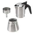 thumbnail image 2 of Moka Coffee Pot, Single Valve Easy To Clean Stainless Steel Moka Coffee Pot  For Cafe, 2 of 8
