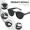 thumbnail image 4 of FEISEDY Retro Round Polarized Sunglasses for Women Men Circle Frame UV400 Lenses B2311, 4 of 5