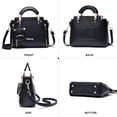 thumbnail image 3 of Monederos y bolsos de moda Xiaoyu para mujer negros, 3 of 8