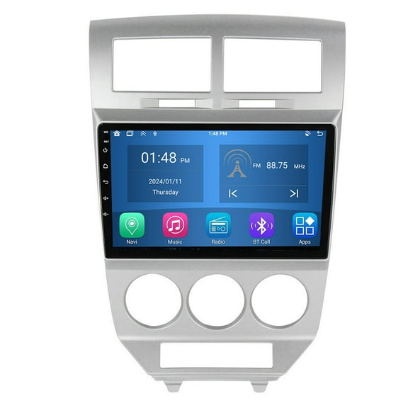 RoverOne 4 64GB Car Stereo CarPlay GPS Navigation Bluetooth for Dodge Caliber 2007-2010 Android Touch Screen Player