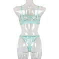 thumbnail image 2 of CNKOO 2Pcs Lace Hot Underwear Set Bra Underpant Gift for Women, 2 of 9