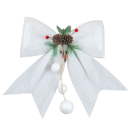 

Xinqinghao Big Bow Ornament Diy Pendant Scene Layout Accessories Pendant White
