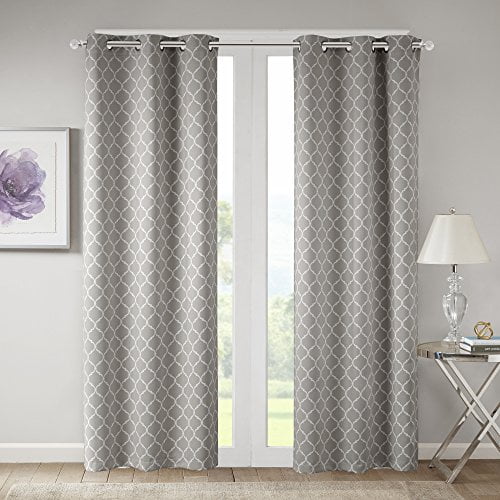 Comfort Spaces Windsor Printed Window, Best Curtains For 9 Ft Ceilings