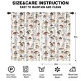 thumbnail image 2 of Blackout Kids Curtains,Red Mushroom Plant Light Pattern Childrens Insulated Curtains Set Of 2,Bedroom Essentials,Toddler Room Decor 52"x84", 2 of 5