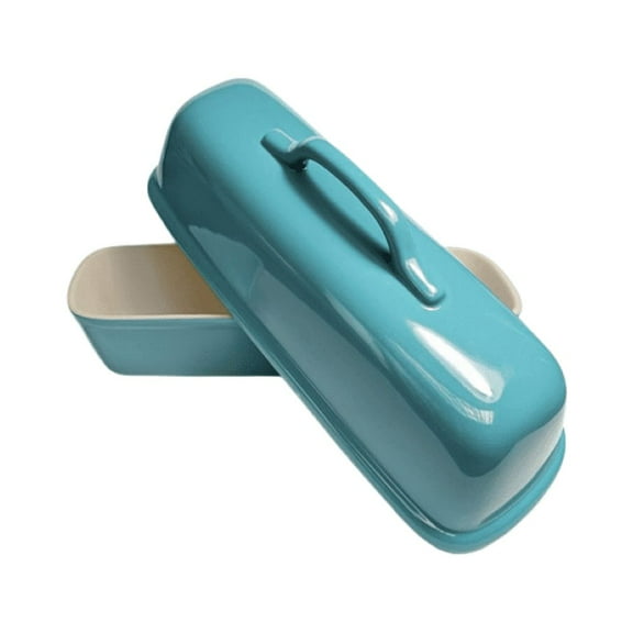 Sassafras Superstone Covered Baker | Aquamarine Glaze