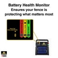 thumbnail image 6 of American FarmWorks 0.15 Joule 10-Mile Solar-Powered Electric Fence Energizer, TSC Exclusive Battery Monitor, Post Mount, 6 of 10