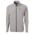 thumbnail image 2 of Men's Cutter & Buck Gray Tennessee Volunteers Big & Tall Adapt Eco Knit Hybrid Recycled Full-Zip Jacket, 2 of 3