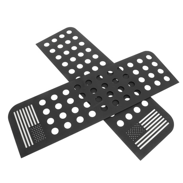 Calcomanías de tira de vidrio para ventana de puerta trasera, 2 piezas Cubierta de panel de vidrio de puerta trasera Adhesivo de bandera para vidrio de ventana de puerta trasera True Excellence