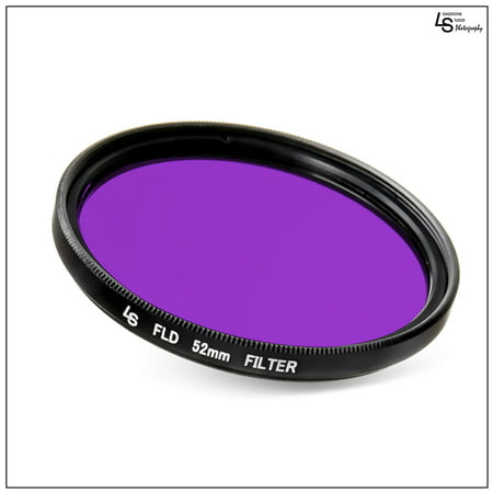 52mm Fluorescent Lighting FLD Low Profile Slim Design Lens Filter for Canon and Nikon DSLR Camera Lenses by Loadstone Studio