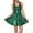 Dark Green63, variant on Women Dresses Fashion Casual Floral Print Neon Sequin Fish Scale Glossy A-Line Party Dress With Short Sleeves And Round Neck Comfortable Daily Wear Sundress