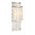 thumbnail image 4 of BRI-3002-SA Crystorama Lighting Brielle - Two Light Wall Sconce in Timeless Style - 9 Inches Wide by 14 Inches High-Antique Silver Finish, 4 of 9