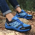 thumbnail image 3 of Men's Fashion Casual Mesh Breathable Shoes Non-slip Thick Bottom Outdoor Leisure Hiking Sports Shoes, 3 of 8