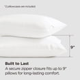 thumbnail image 4 of Fundas de Almohada Bedsure con Cierre King Size de Bambú y Rayón x2, 4 of 9