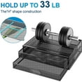thumbnail image 3 of Marbrasse Monitor Stand with Drawer, Monitor Riser Mesh Metal, Monitor Stand with Storage, Desktop Computer Stand for PC, Laptop, Printer, 3 of 9