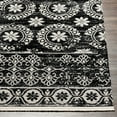 thumbnail image 5 of Livabliss Washable Rugs for Living Room, 7ft Round Lavadora Traditional Black Round Area Rug, Bedroom Dining Room Home Decor Stain Resistant Carpet (6'7" x 6'7"), 5 of 8
