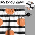 thumbnail image 5 of Fall Kitchen Curtains 36 Inch Short - 3 Panel Set, Autumn Harvest Print, Rod Pocket Window Treatment for Thanksgiving, Farmhouse, Cafe, Living Room - Machine Washable, 5 of 6
