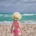 thumbnail image 5 of Sombrero de paja para niños de 52 a 54 cm de circunferencia, sombrero de ratán con lazo, sombrero de verano, sombrilla, sombrero de playa, sombrero para el sol al aire libre, blanco lechoso, 5 of 5