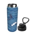 thumbnail image 2 of Fuzoiu Sharks on White Blue Striped Print 18oz Sports Insulated Kettle,Stainless Steel Vacuum Water Bottle, Leakproof Sport Flask, 2 of 7