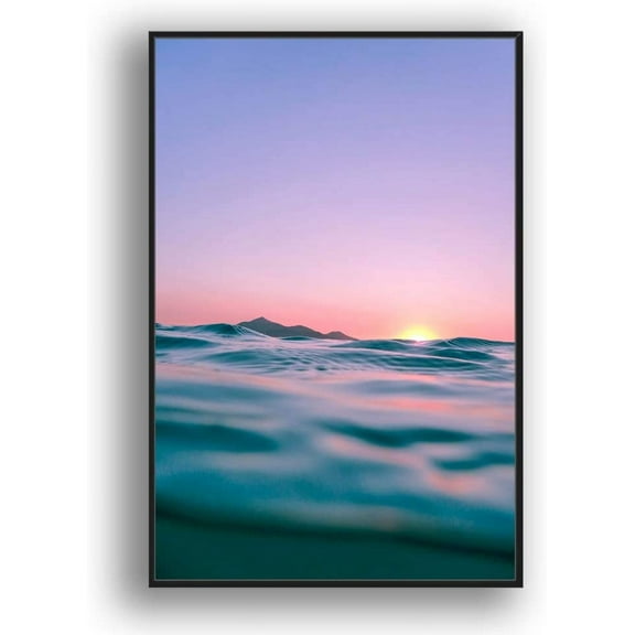 IDEA4WALL Framed Canvas Wall Art for Living Room, Bedroom Coast and Sea Canvas Prints for Modern Home Decoration Ready to Hang