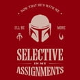 thumbnail image 2 of Mens Star Wars: The Mandalorian and Grogu Selective In My Assignments T Shirt, 2 of 5