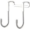 thumbnail image 1 of Gancho para puerta doble - Acero inoxidable plateado, 1 of 4