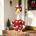thumbnail image 5 of Sruoe Christmas Porch Goose Outfits, 23" Porch Goose Clothes for Lawn Yard and Patio Decoration, Lawn Goose Clothing for Cement Goose Lawn Goose Outfit, Garden Goose Costume, 5 of 9