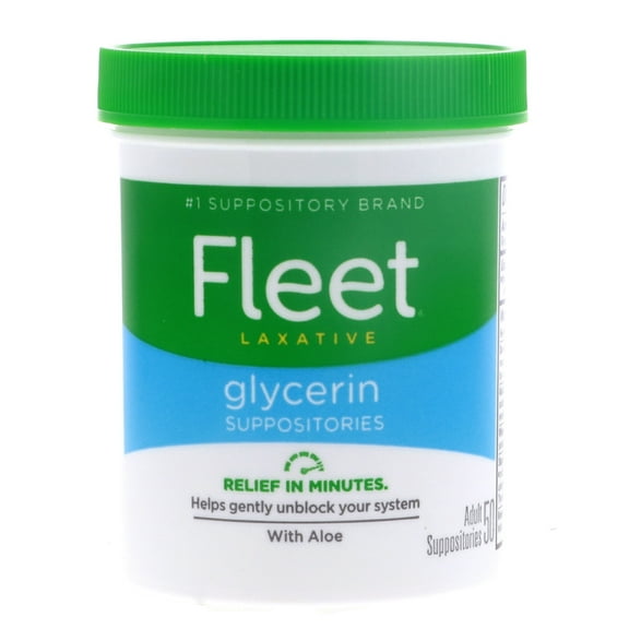 Fleet Glycerin Suppositories Adult, 50 Each