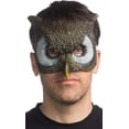 thumbnail image 2 of Owl Adult Costume Lastex Half Mask, 2 of 2