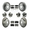 thumbnail image 1 of Transit Auto Front Rear Hub Bearings Assembly Coated Disc Brake Rotors and Semi-Metallic Pads Kit (10Pc) for Car Lexus IS250 - Left Right Side (Driver Passenger) KBB-112324, 1 of 11