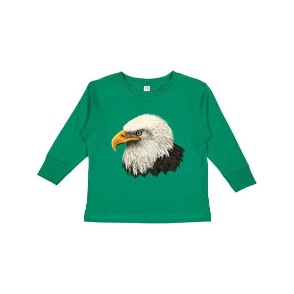 Inktastic Bald Eagle Boys or Girls Long Sleeve Toddler T-Shirt