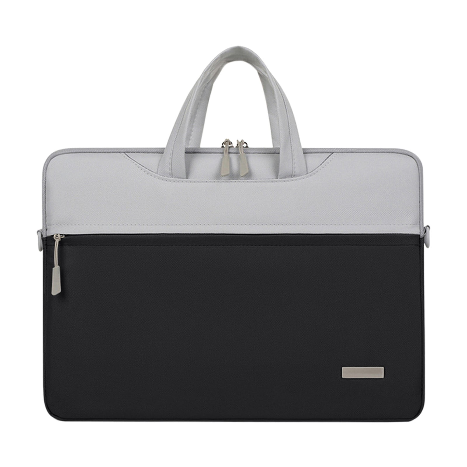 Bdday 15.6-inch Portable Laptop Bag Not Afraid Of Vibration And Scratches Comfortable Fabric Multi-layer Storage Waterproofs Computer Bag