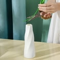 thumbnail image 3 of Dserhfy Unbreakable Flower Vase Modern Clear Texture Nordic Style Flower Container Home Decor, 3 of 8