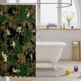 thumbnail image 3 of Manfei Retro Camouflage Shower Curtain 72Wx72L, Countryside Camo Shower Curtain 72Wx72L, Camo Multi, 3 of 5