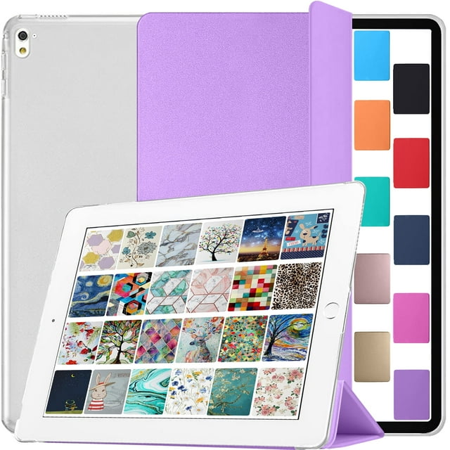 iPad Pro 9.7 Pouces 2016 Case A1673 MLMP2LL/A MM172LL/A MLMN2LL/A MLMQ2LL/A A1674 A1675 MLMW2LL/A MLMX2LL/A MM192LL/A MLMV2LL/A MLN02LL/A MLMY2LL/A MLN12LL/A MM1A2LL/A MLPW2LL/A MLPY2LL/A - Violet