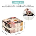 thumbnail image 5 of Peony Travel Portable Square Earring Organizer with Decorative Box – Travel Organizer, Necklace Holder – for Girls and Women, 5 of 6