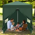thumbnail image 3 of Winado  6.5 x 6.5ft Ez Pop Up Gazebo Canopy Tent for Outdoor Waterproof Party Wedding 4 Sidewalls Green, 3 of 7