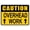 Metal tin sign 172, variant on Caution Overhead Work Metal Tin Sign Vintage Warning Caution Wall Art Decor for Home Business Office Yard Garage Farmhouse Bar Street Indoor Outdoor Wall Decoration 8x12 Inch