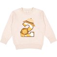 thumbnail image 2 of Inktastic 2nd Birthday Safari Lion 2 Year Old Toddler Sweatshirt, 2 of 4