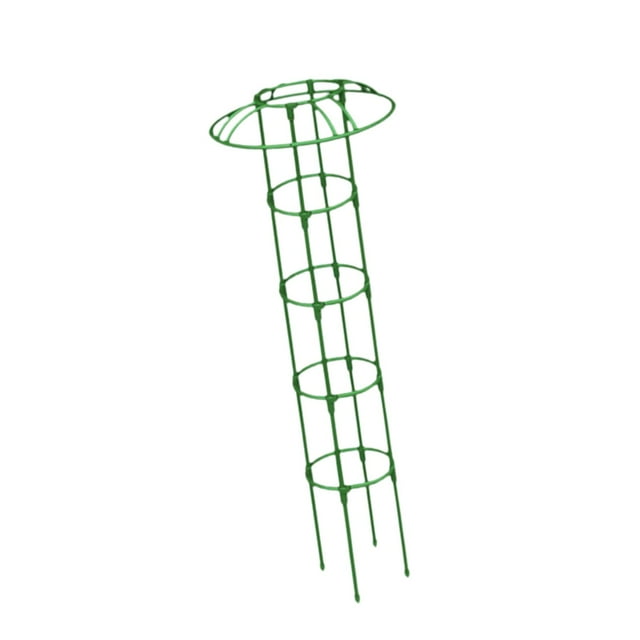 jinwen Garden Obelisk Trellis Outdoor Flower Support Cage for Climbing Plants Roses 110cm 1 umbrella