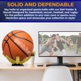 thumbnail image 5 of Hold My Ball Basketball Holders – Gold Large Hand Wall Mount Displays for Ball Storage & Memorabilia - Ball Storage rack for Basketball, Soccer or Volleyballs, 5 of 7