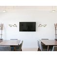thumbnail image 3 of 2 Swirl Decals Vinyl Art Wall Sticker Art Home Wall Décor 11x4-Inch Tumbleweed, 3 of 5