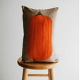 thumbnail image 3 of Primitive Flat Fall Pumpkin Lumbar Pillow Cover | 18x12 Thanksgiving Décor | Fall Decor | Room Decor | Decorative Pillows | Gift for her, 3 of 7