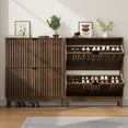 thumbnail image 3 of Shoe Storage Cabinet with Doors for Entryway Wood Hidden Shoe Organizer for Heels, Boots, Slippers, 3 of 10