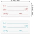 thumbnail image 5 of 2 Rolls 1000 Pieces Dissolvable Food Labels Food Prep Canning Labels Removable Food Stickers For Home Or Restaurant Canning Food Container Food Rotati, 5 of 5